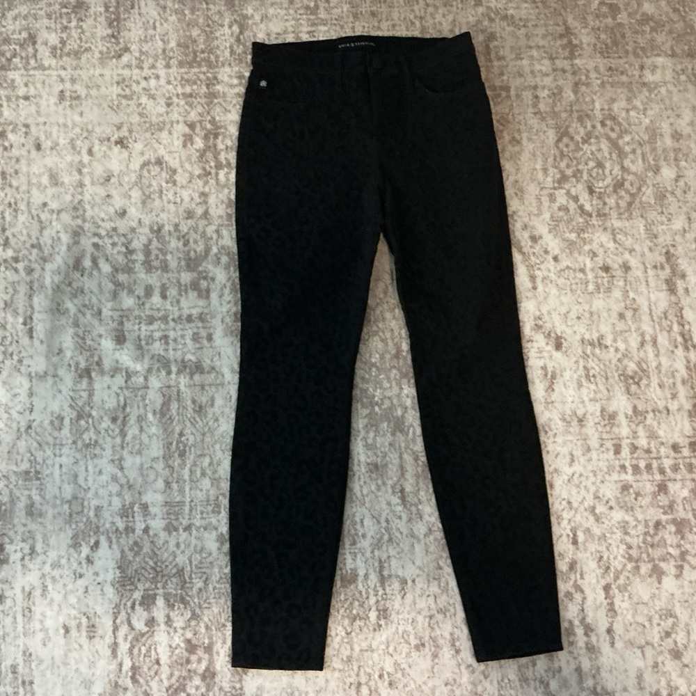 Rock & Republic leopard print jeans